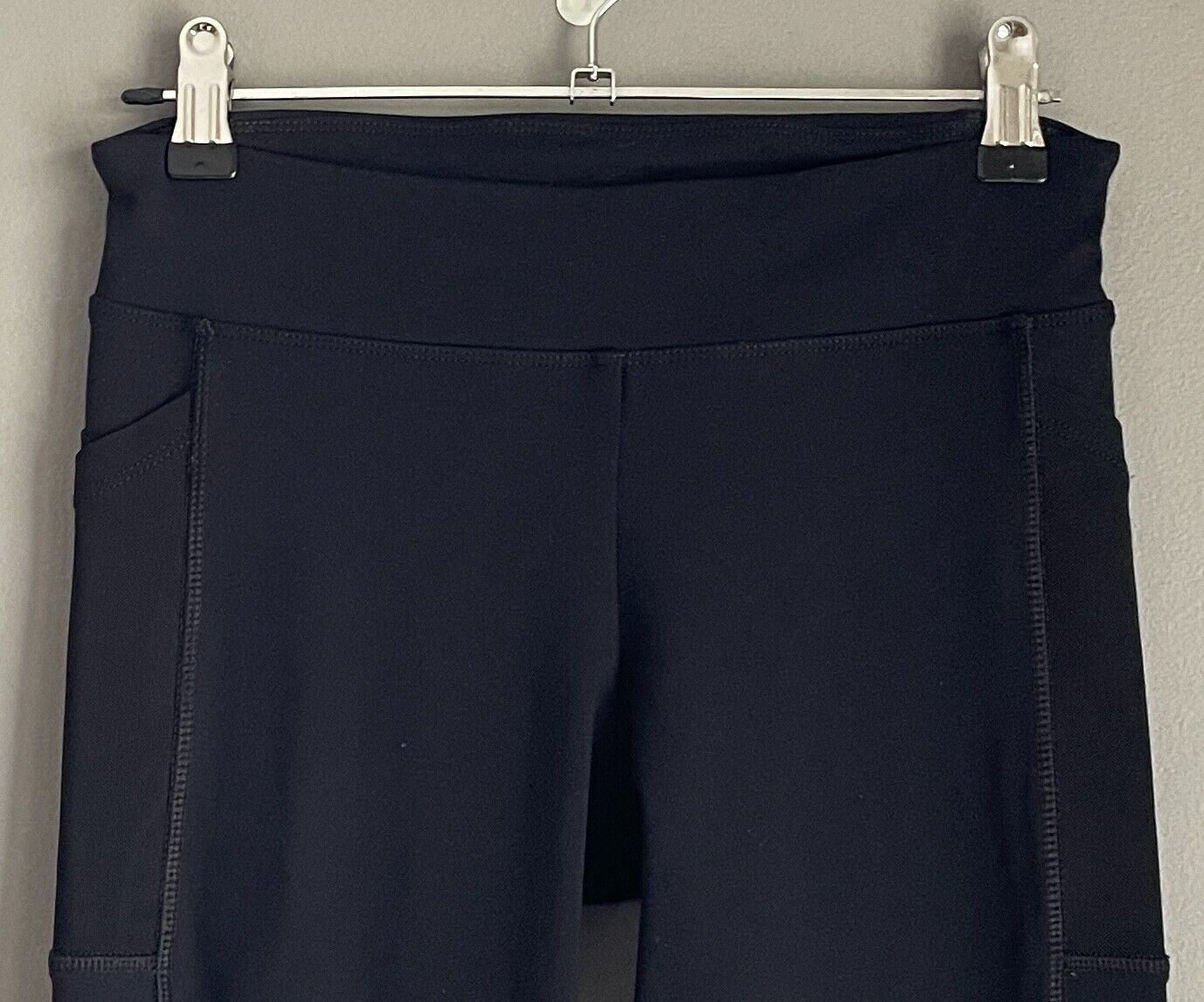 ABI AND JOSEPH Leggings Black Full Length Activewear Pants Gym Size XS Running