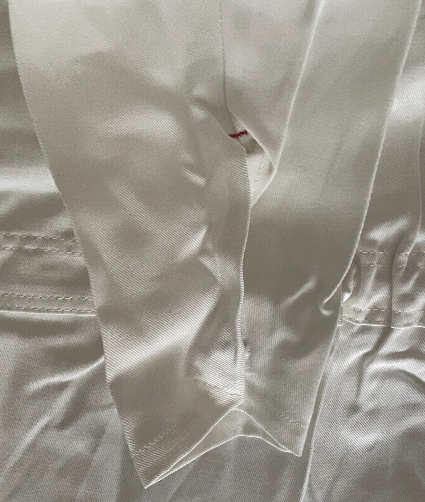 Vintage CANT-TEAR-EM OVERALLS White Heavy Duty Cotton Drill Size 9 107R Waist