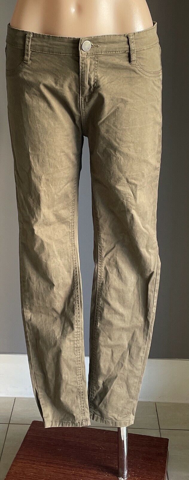 COTTON ON Jeggings Khaki Mid Rise 7/8 Length Jeggings Pants Ladies Size 12