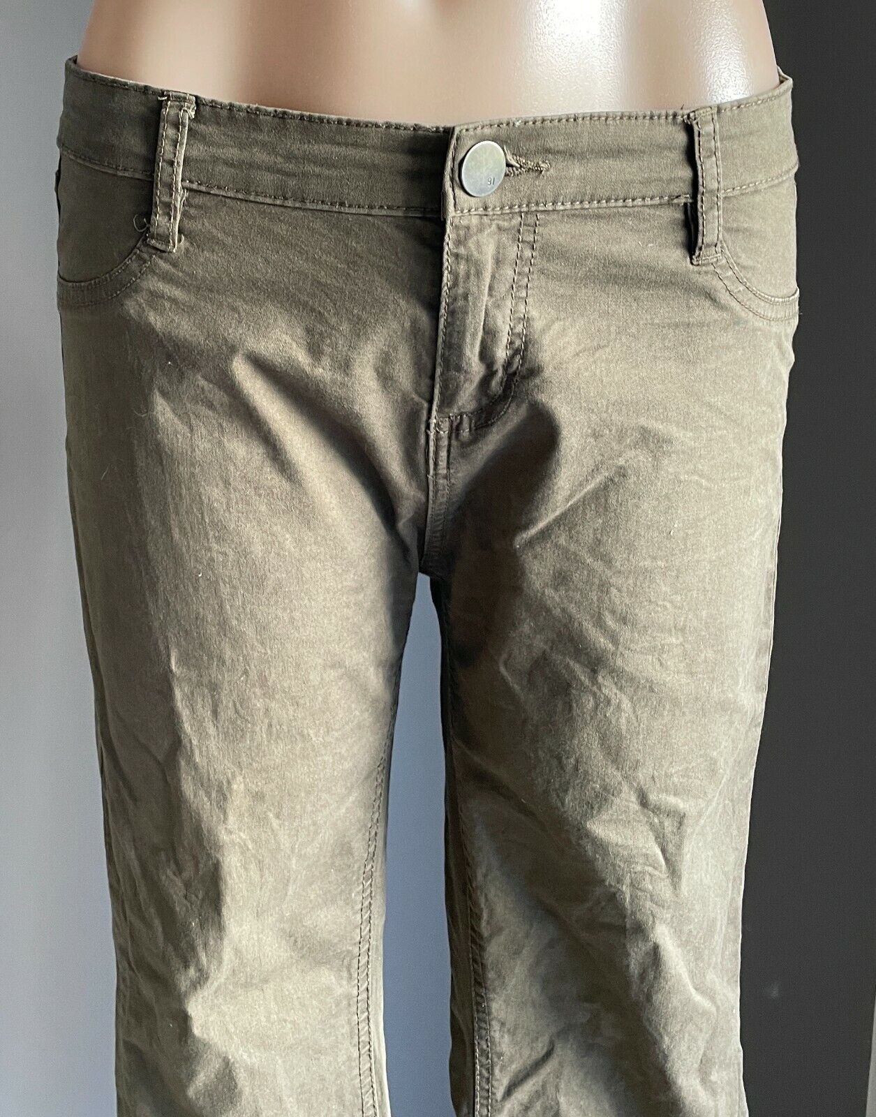 COTTON ON Jeggings Khaki Mid Rise 7/8 Length Jeggings Pants Ladies Size 12