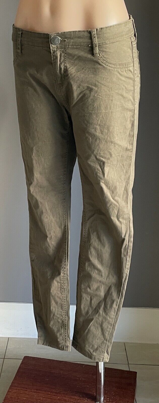 COTTON ON Jeggings Khaki Mid Rise 7/8 Length Jeggings Pants Ladies Size 12