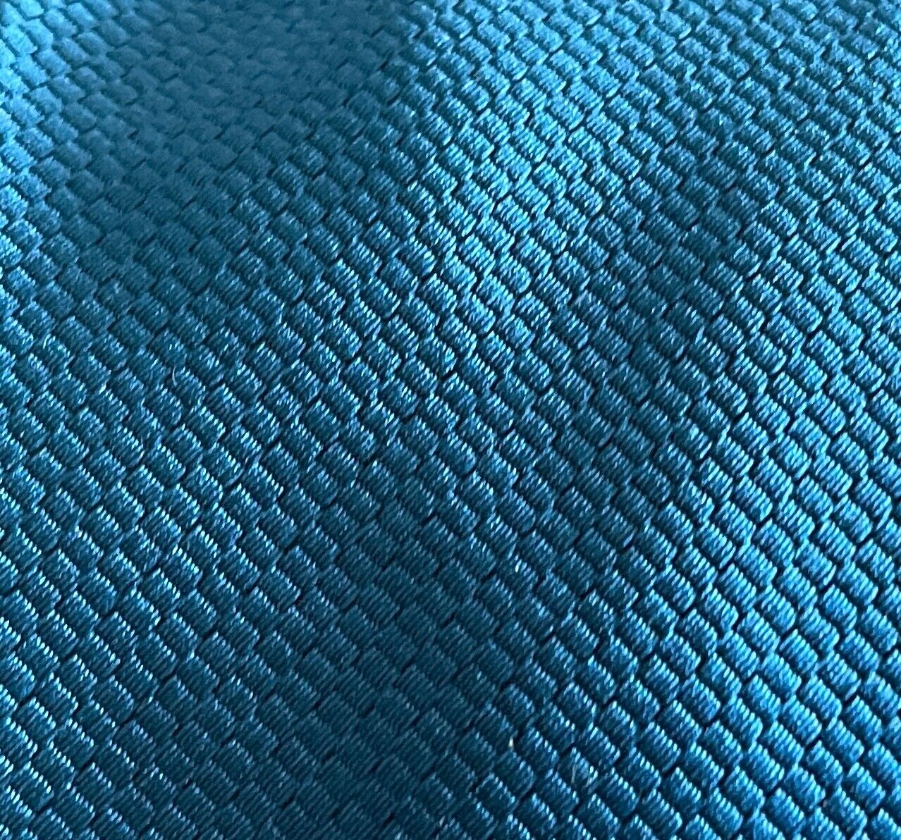 KENJI Thin NeckTie Teal Blue Polyester Gorgeous Colour Mens Neck Tie