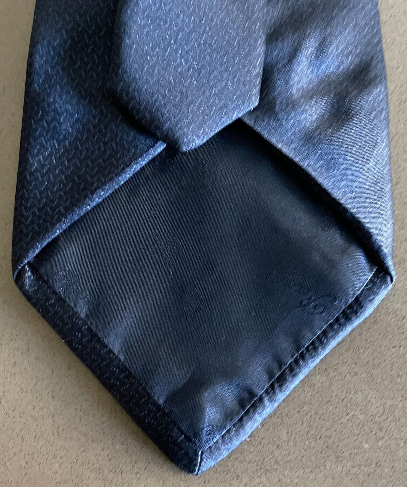 Mens NeckTie CARLO COLUMBO (Tie Rack) Navy & Blue Silk Italian Made Neck Tie