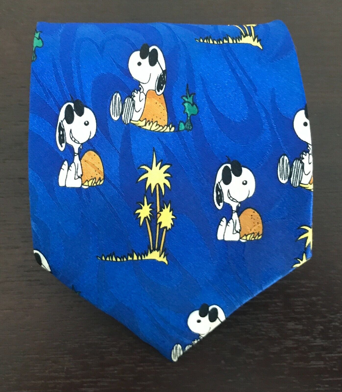 Mens SNOOPY NECKTIE Blue & MultiColoured Theme Print Dress Up Costume Neck Tie