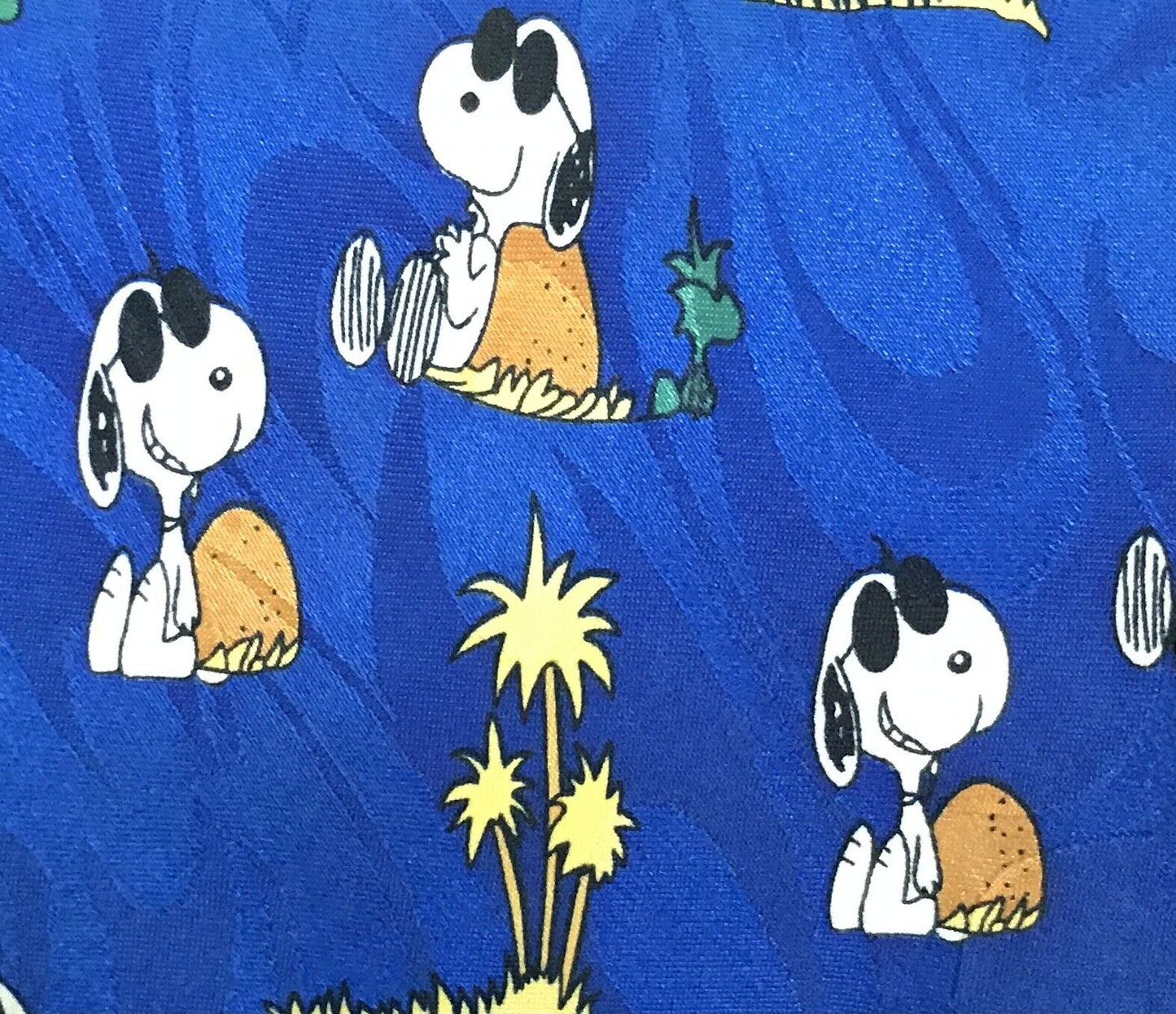 Mens SNOOPY NECKTIE Blue & MultiColoured Theme Print Dress Up Costume Neck Tie
