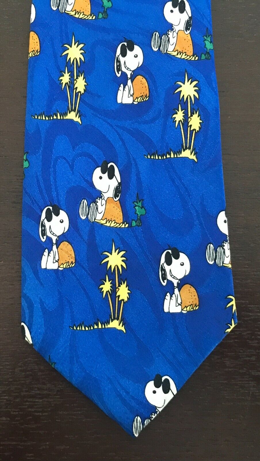 Mens SNOOPY NECKTIE Blue & MultiColoured Theme Print Dress Up Costume Neck Tie