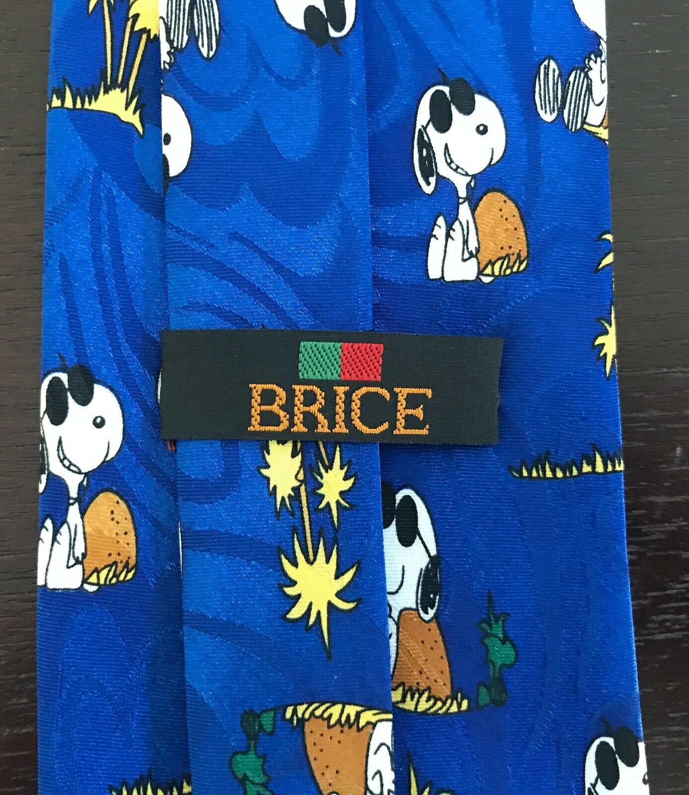 Mens SNOOPY NECKTIE Blue & MultiColoured Theme Print Dress Up Costume Neck Tie