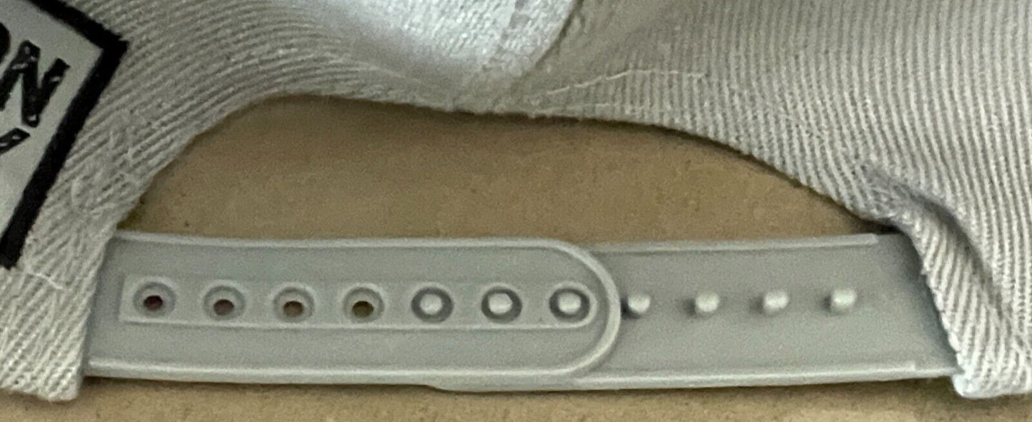 IRON JACK Beer Brewery Pale Grey Logo Baseball Cap Hat Snapback Adjustable