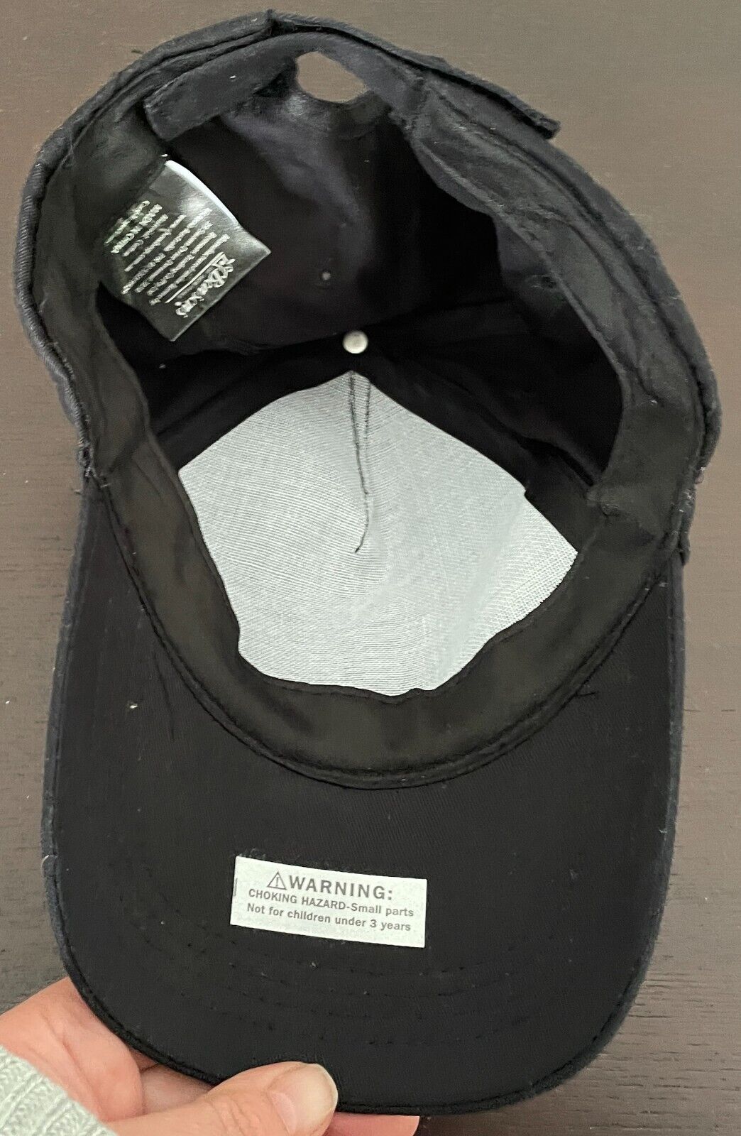 BENSONS AC/DC Black Cap Adjustable Unisex Size One Size Curved Bill