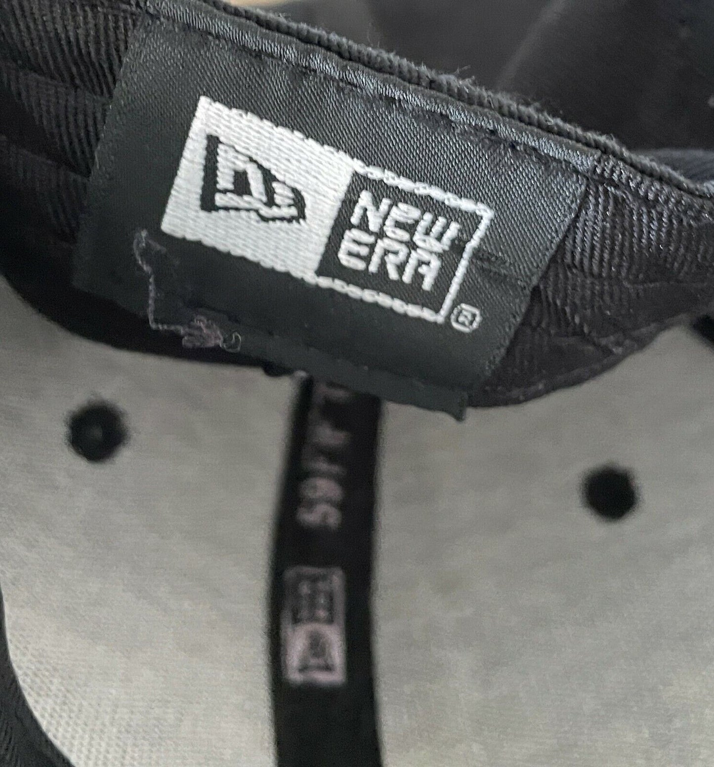 59FIFTY New Era "Wolf" Cap Cat Black Hook Loop Hat Unisex One Size Flat Bill