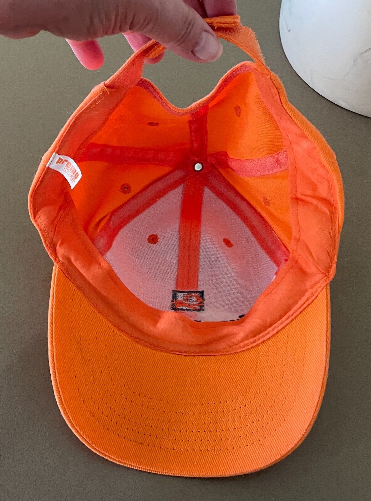 Cap SUNRISE BEACH HOTEL Orange Adjustable One Size Embroidered Logo