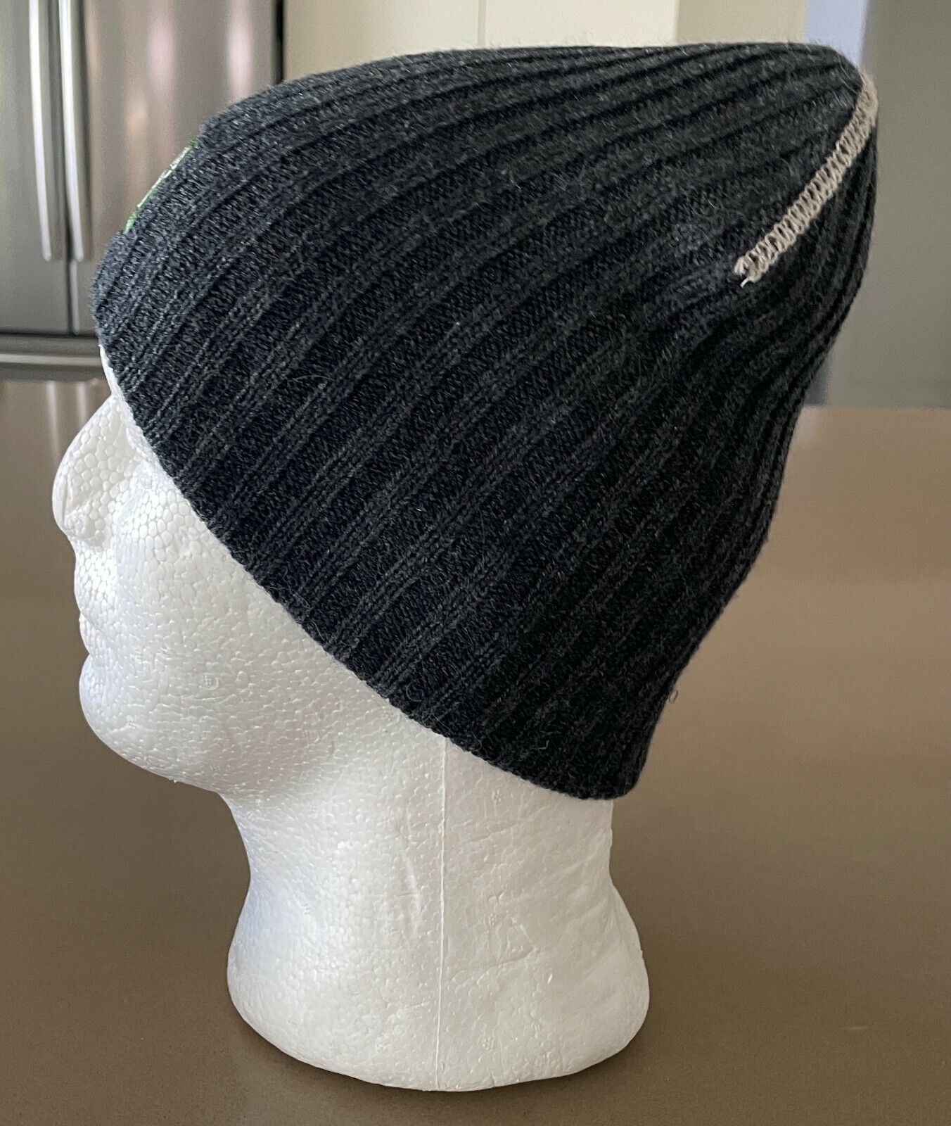 TOOHEYS Knit Beanie EXTRA DRY Embroidered Logo Grey Rib Beer Brewery Hat NEW