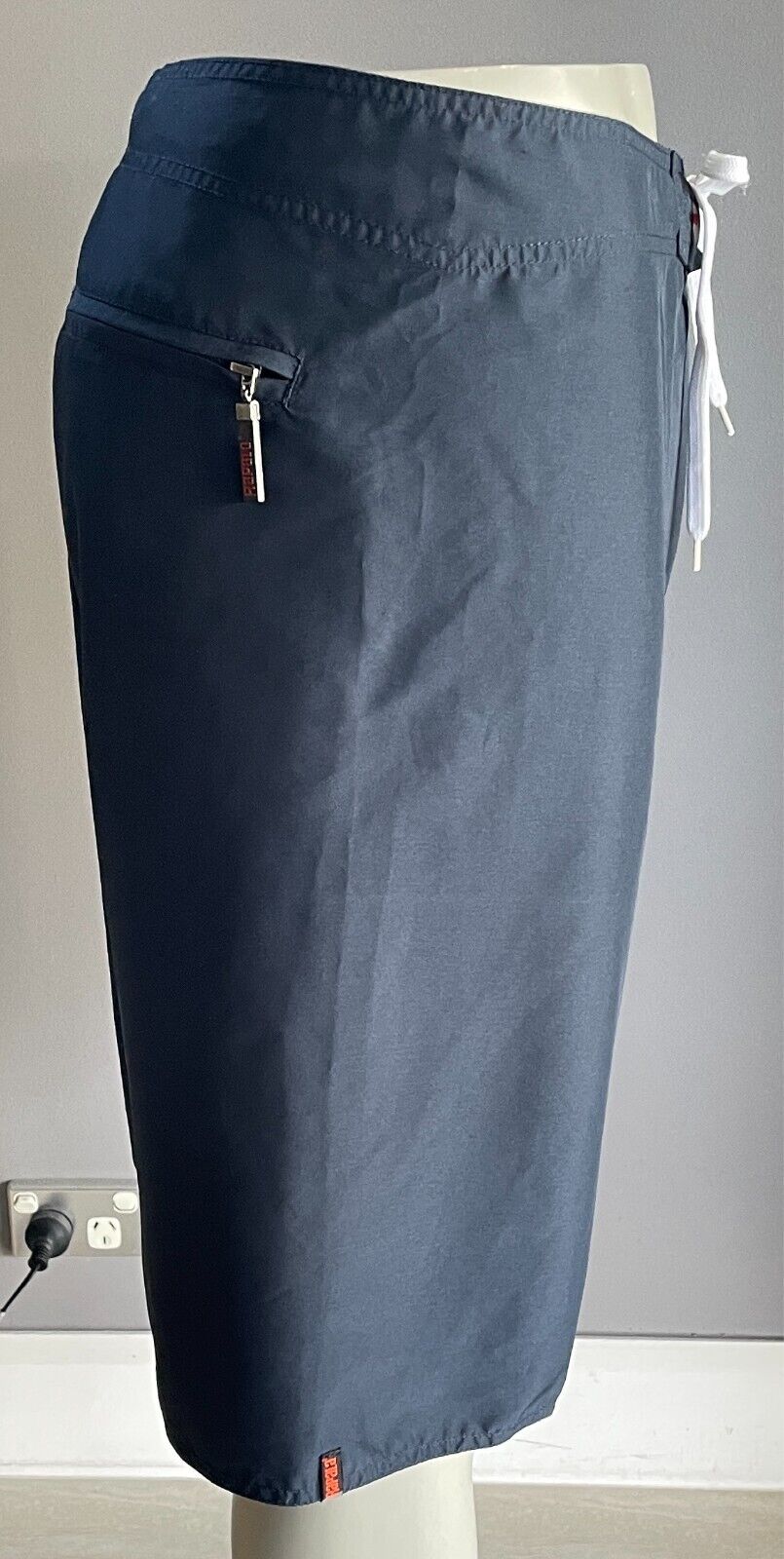 Board Shorts RAPALA Navy White Logo Print Swim Shorts Mens Size 38 96cm Waist