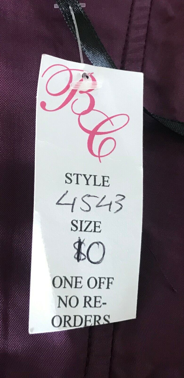 MR K Magenta Strapless Dress Boned Bodice Knee Length Cocktail Party Size 10 NEW