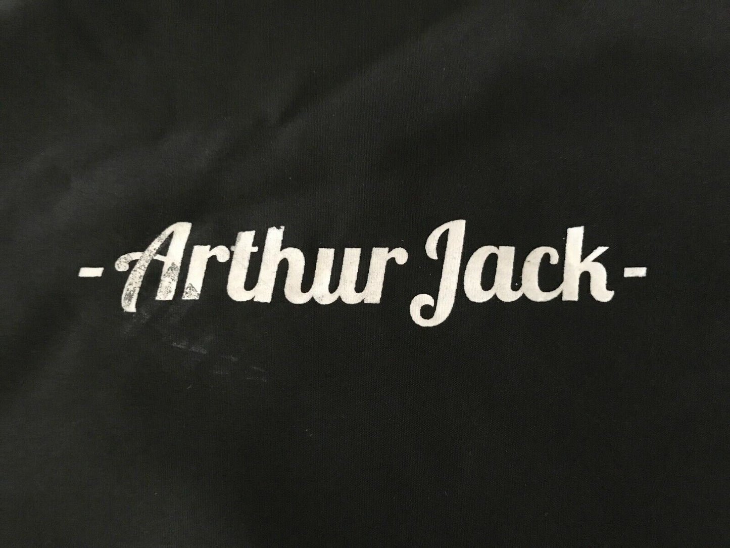 Mens ARTHUR JACK Dust Cover Shoes Black Luggage Fabric Storage Dust Bag ONLY