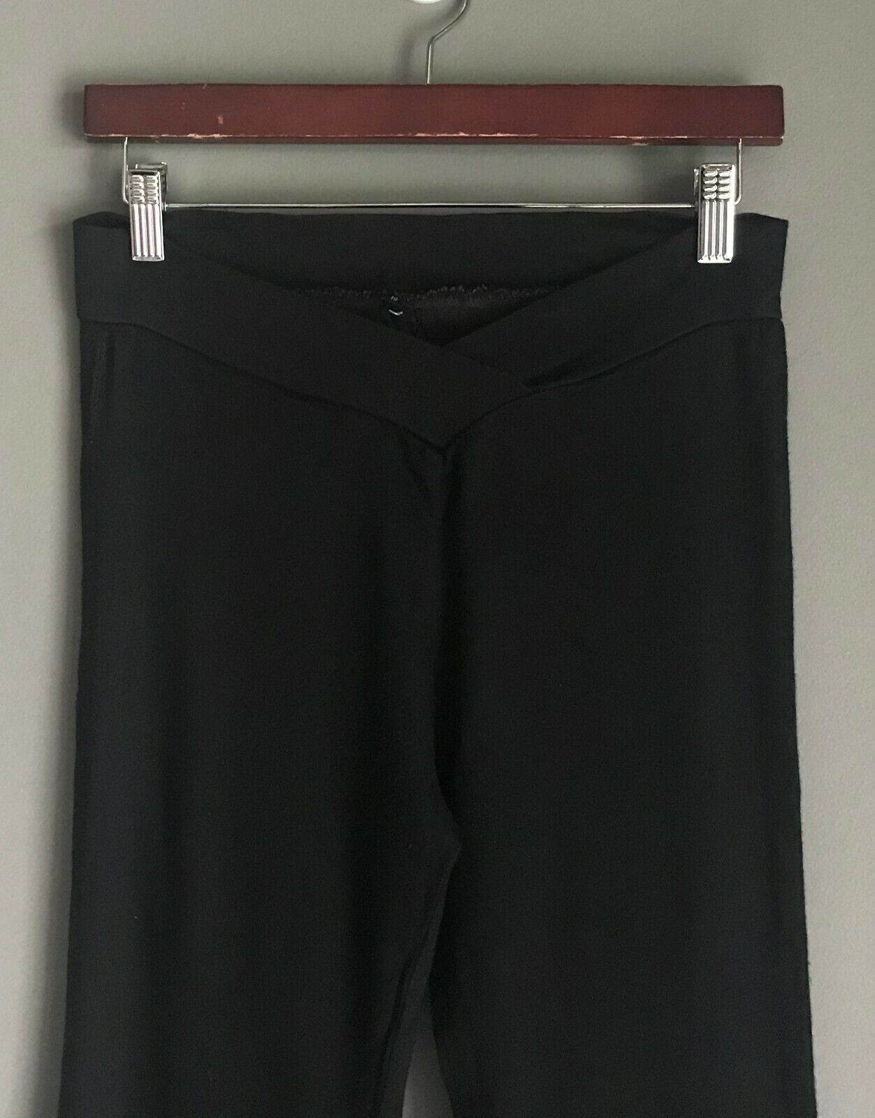 Leggings LEE Black Straight Leg Long Pants Ladies Size 10 Activewear Gym Sports