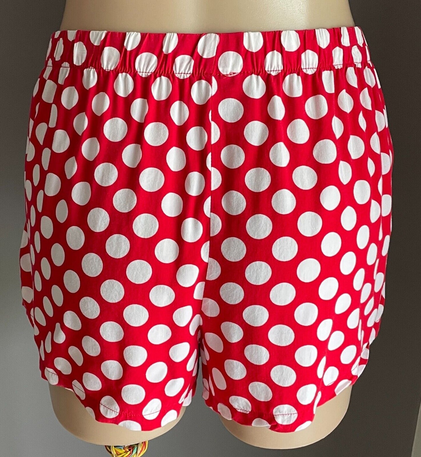 DISNEY Mickey Mouse PJs Pyjama Set T-Shirt & Sleep Shorts Ladies Size M 10 12