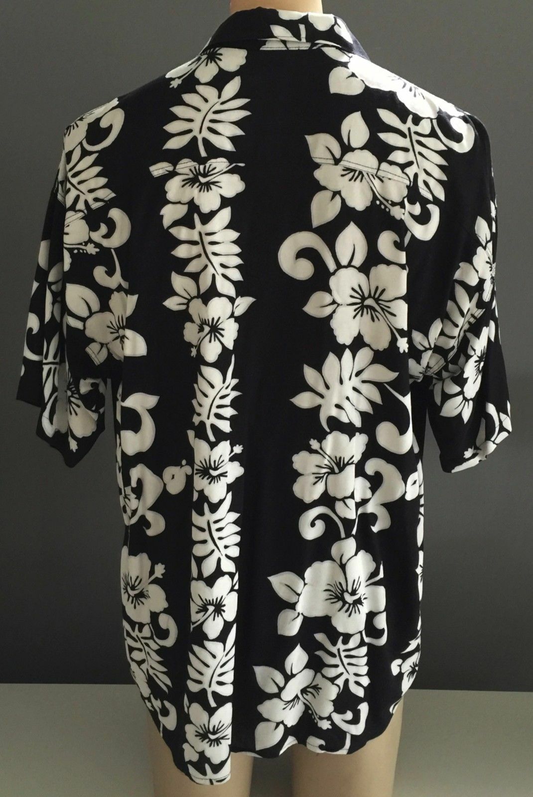 SARI ABADI Hawaiian Shirt Short Sleeve Party Hibiscus Flower Bali Mens XL NEW
