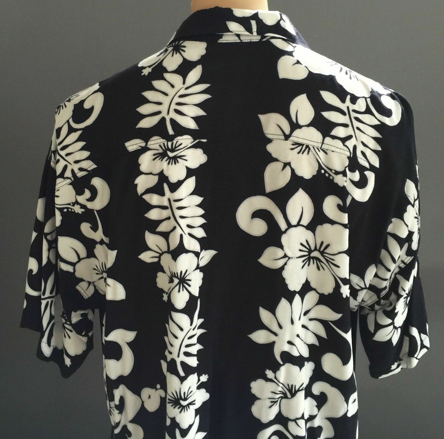SARI ABADI Hawaiian Shirt Short Sleeve Party Hibiscus Flower Bali Mens XL NEW