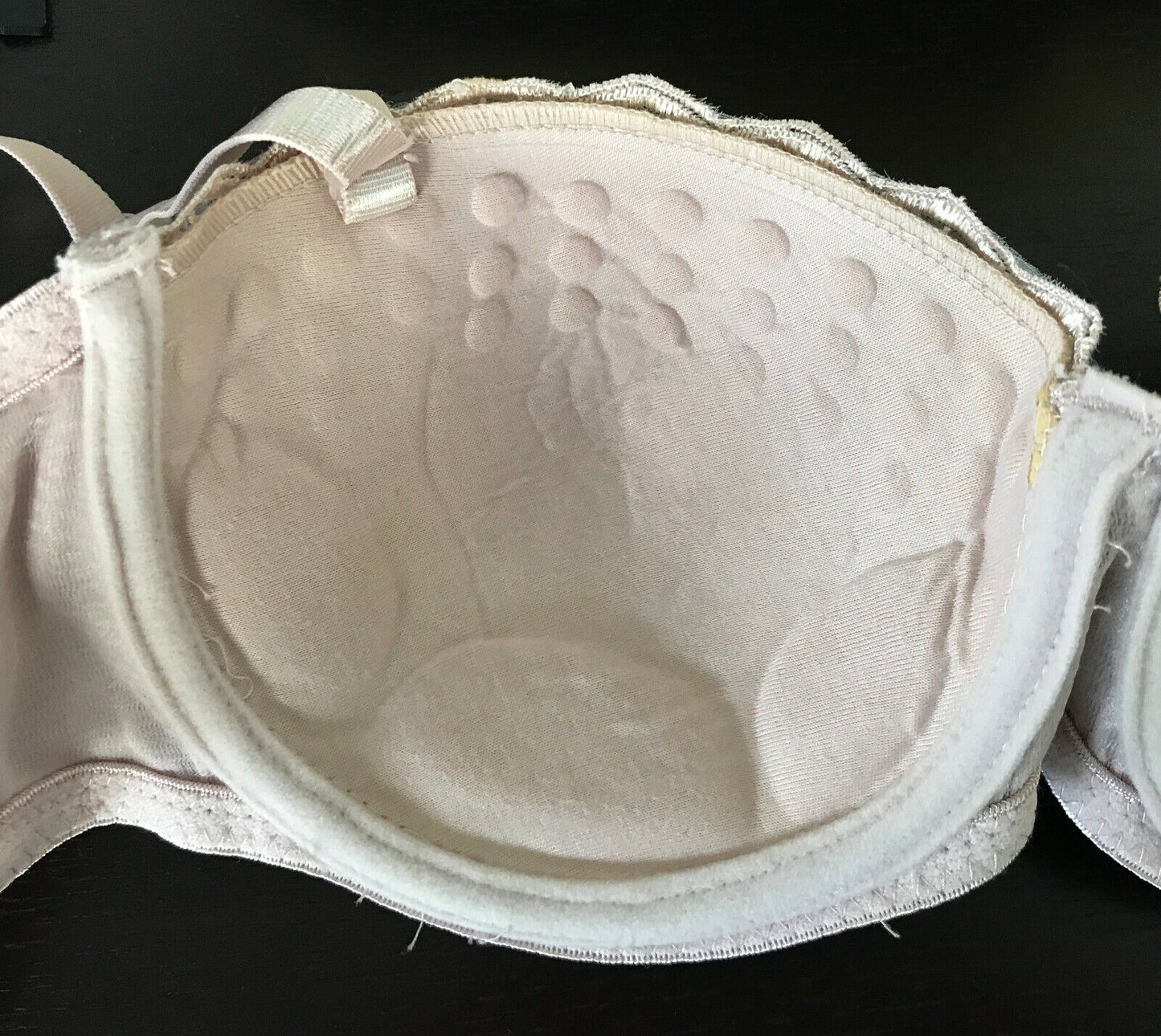 JC Bra 16D Pushup Bra Champagne Colour Lace Underwire Lingerie 16 D 38D