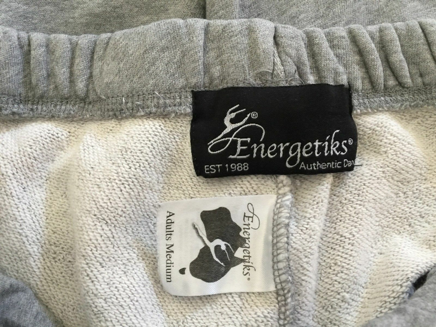 ENERGETIKS Track Pants Dance Grey Slim Fit Ladies Size Adult Medium 12 NEW