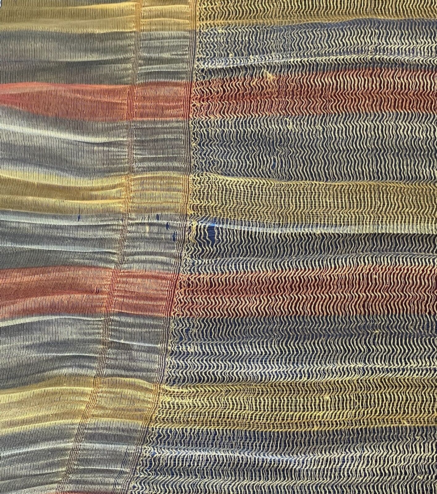 45% SILK Scarf Golden Yellow Orange Blue White Iridescent Fabric Shawl Rectangle
