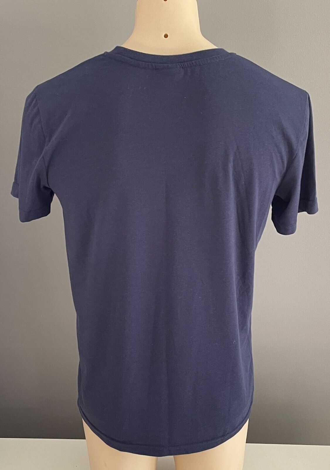 Mens T-Shirt NICKELODEON Dad Patrol Paw Patrol Short Sleeve Size M Navy Blue
