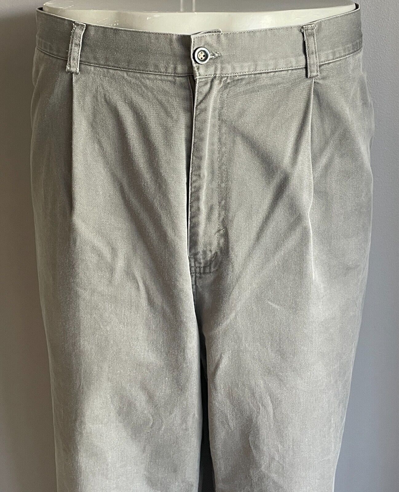 STUBBIES Pants Trousers Grey 72 Cotton Drill Full Length Mens Size 107
