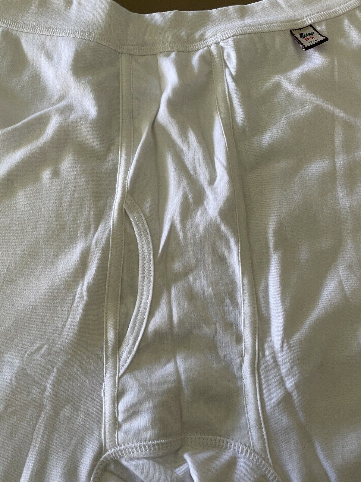 Mens Long Johns Set JIQING GAO JIUN UNDERWEAR White Cotton Sz XXL NEW Box