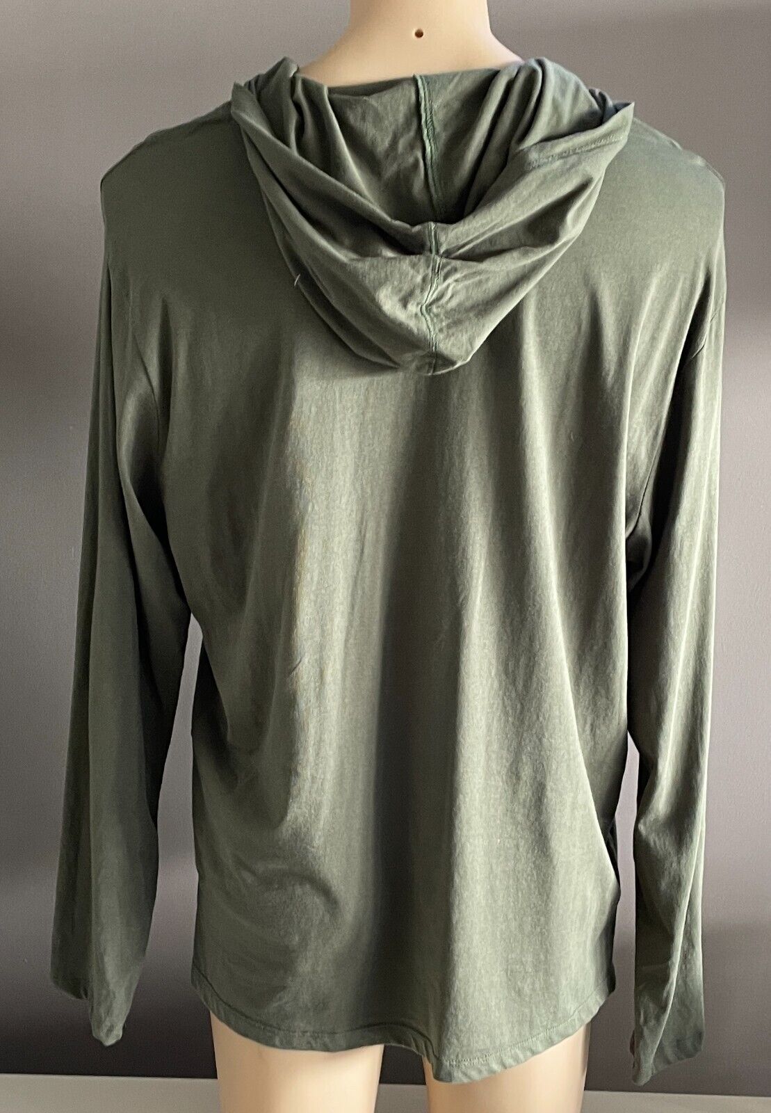 EVERLAST Hooded Jacket Khaki Black Print Sweatshirt Hoodie Mens Sz 2XL