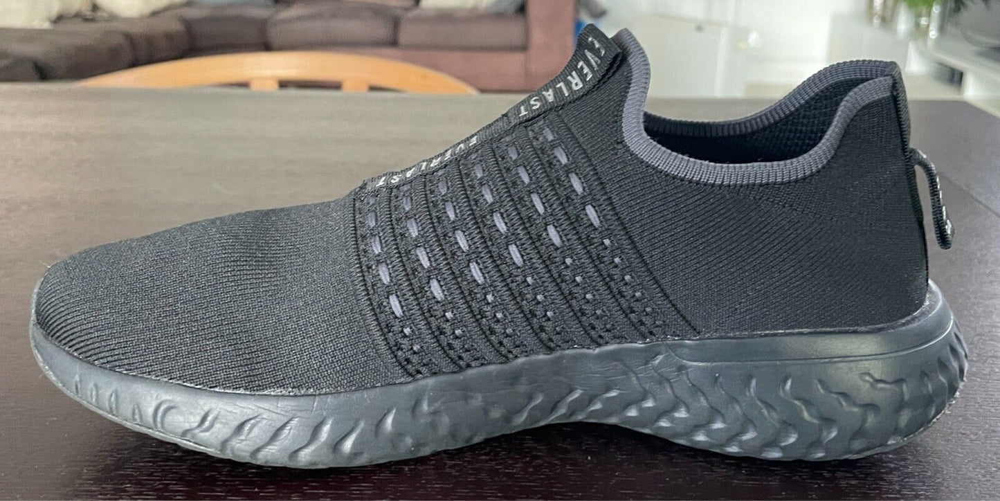 EVERLAST Mens "LaGuardia" Slip On Black Sneakers Active Size 7
