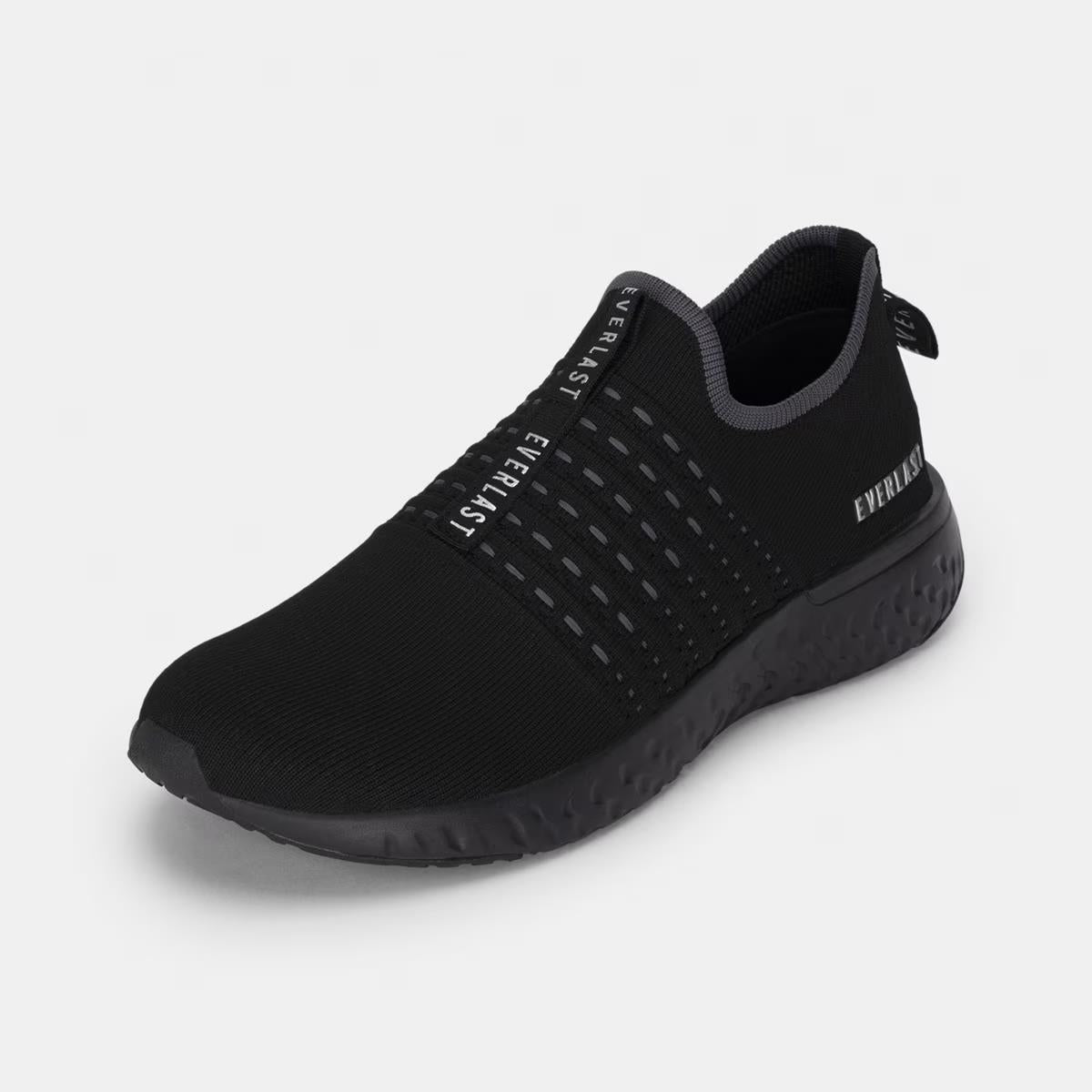 EVERLAST Mens "LaGuardia" Slip On Black Sneakers Active Size 7