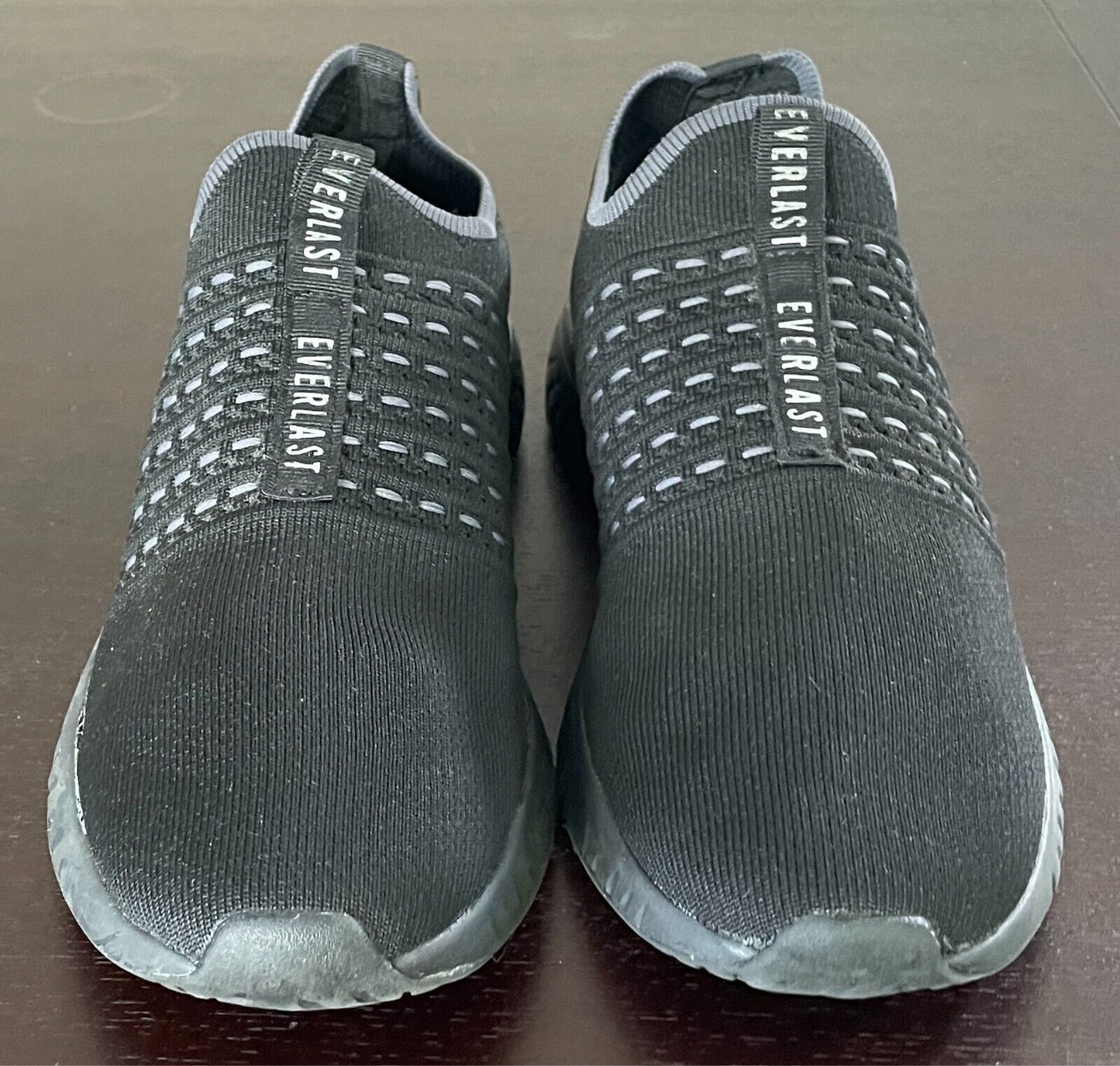 EVERLAST Mens "LaGuardia" Slip On Black Sneakers Active Size 7
