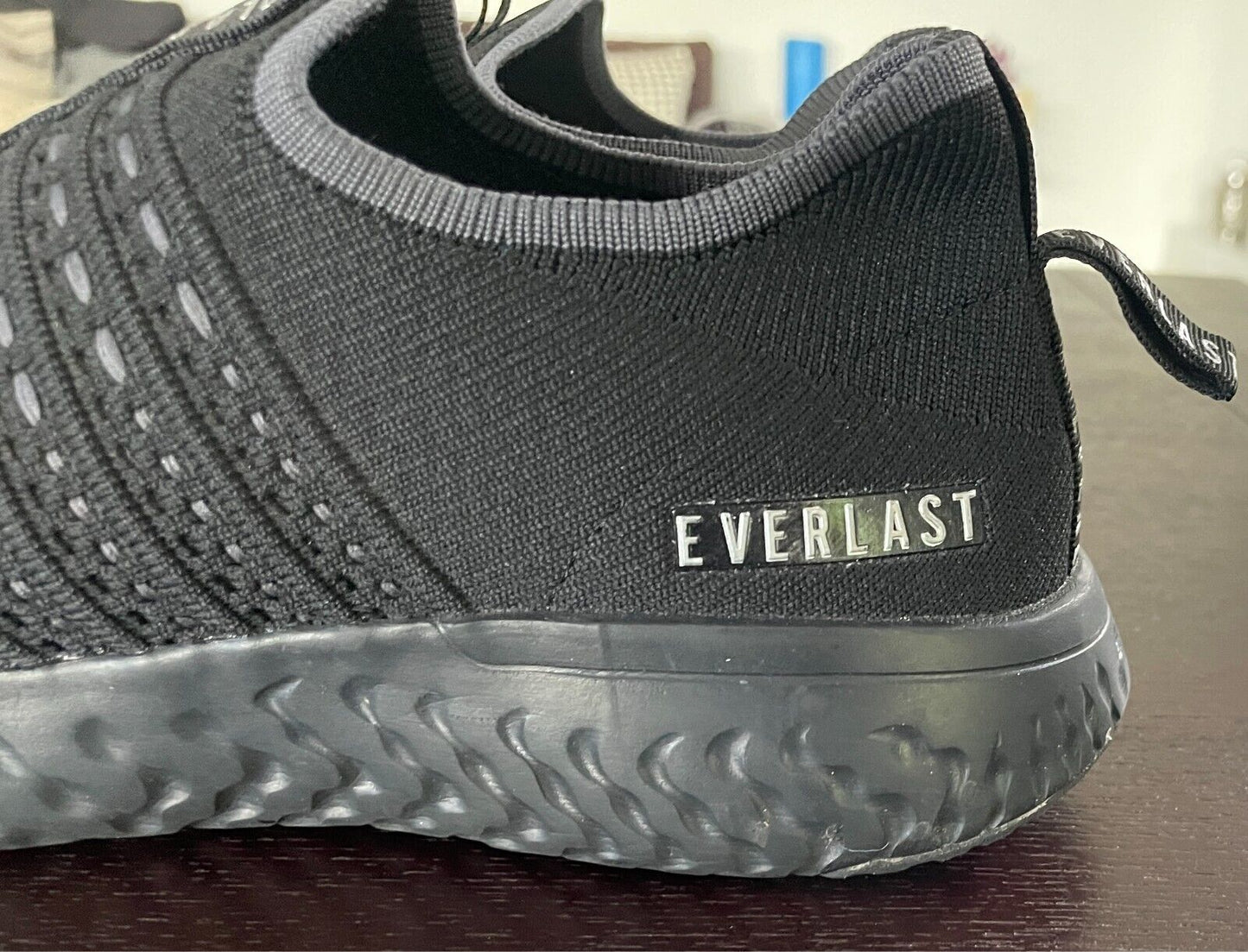 EVERLAST Mens "LaGuardia" Slip On Black Sneakers Active Size 7