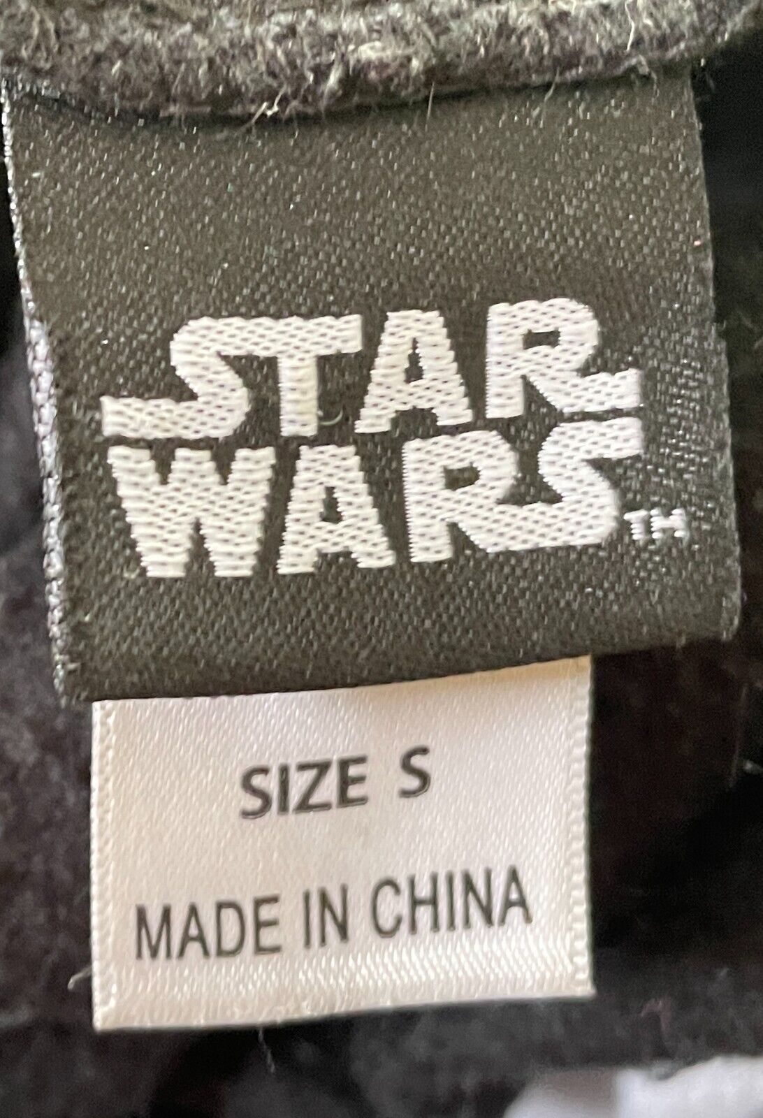 LUCAS FILMS Star Wars Print Hoodie Hoody Sloppy Joe Mens Size S Spaceship NEW