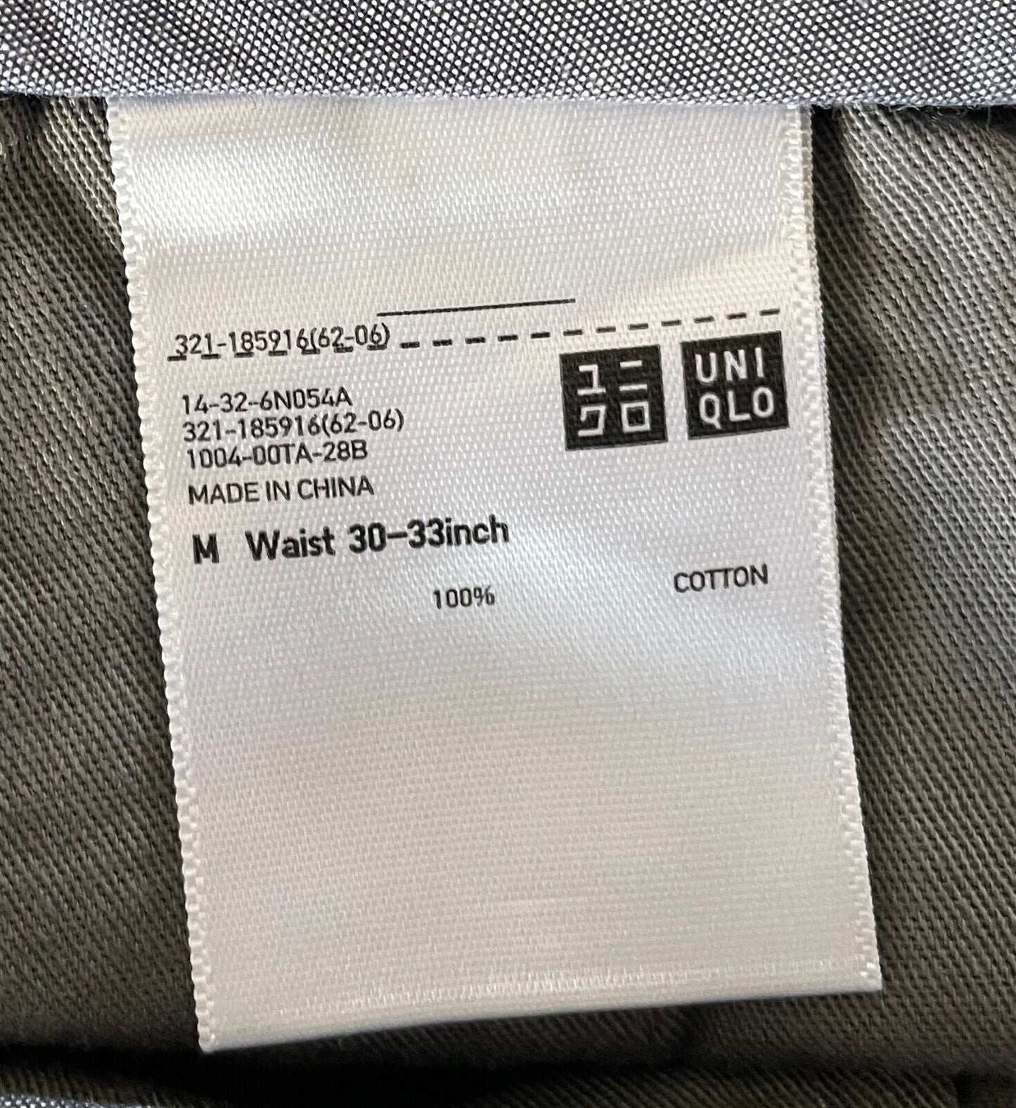 UNIQLO Cotton Shorts Light Grey Mens Size M 84cm Waist Smart Casual 30 32 in