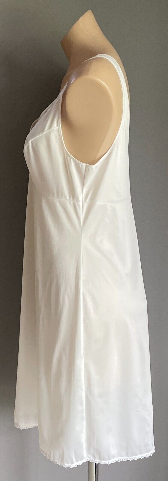 ST MICHAEL Petticoat Full Slip White Lace Nylon Ladies Size 38 16 NEW Vintage