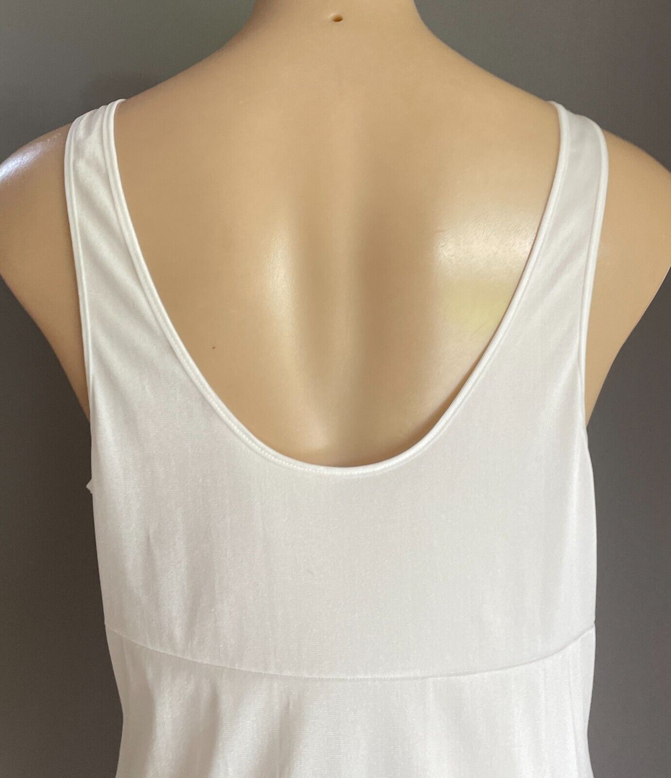 ST MICHAEL Petticoat Full Slip White Lace Nylon Ladies Size 38 16 NEW Vintage
