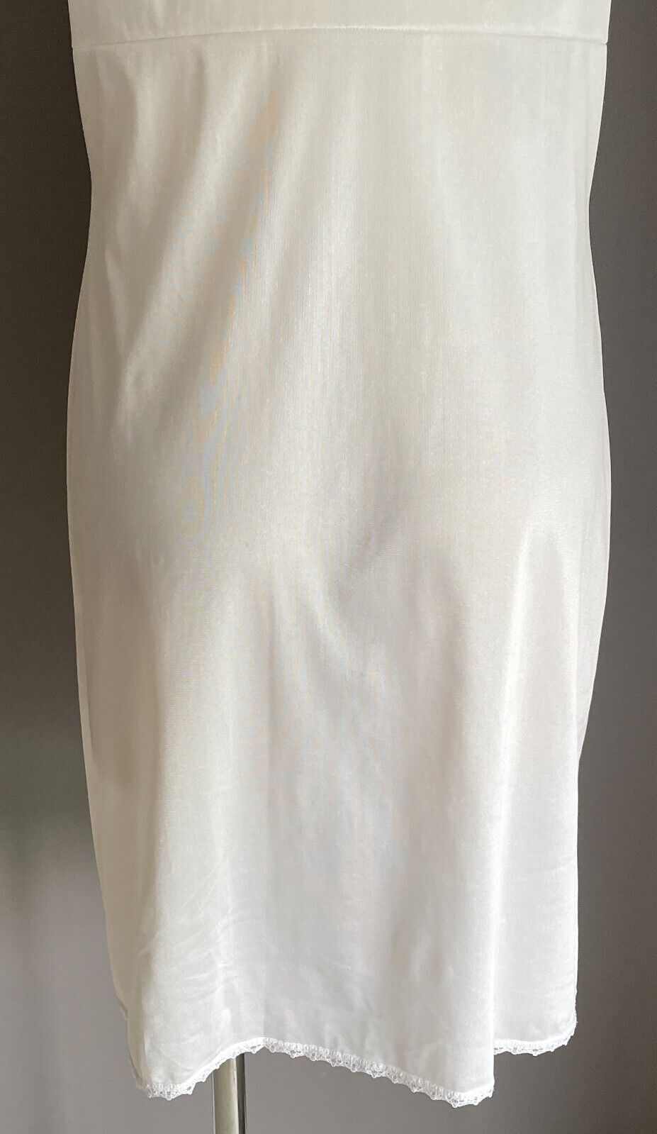 ST MICHAEL Petticoat Full Slip White Lace Nylon Ladies Size 38 16 NEW Vintage