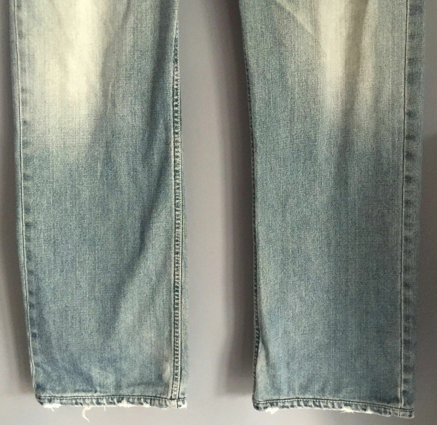 Mens LEE Jeans Faded SLOUCH Straight Leg Denim Size 77 30 cm Waist Well Loved