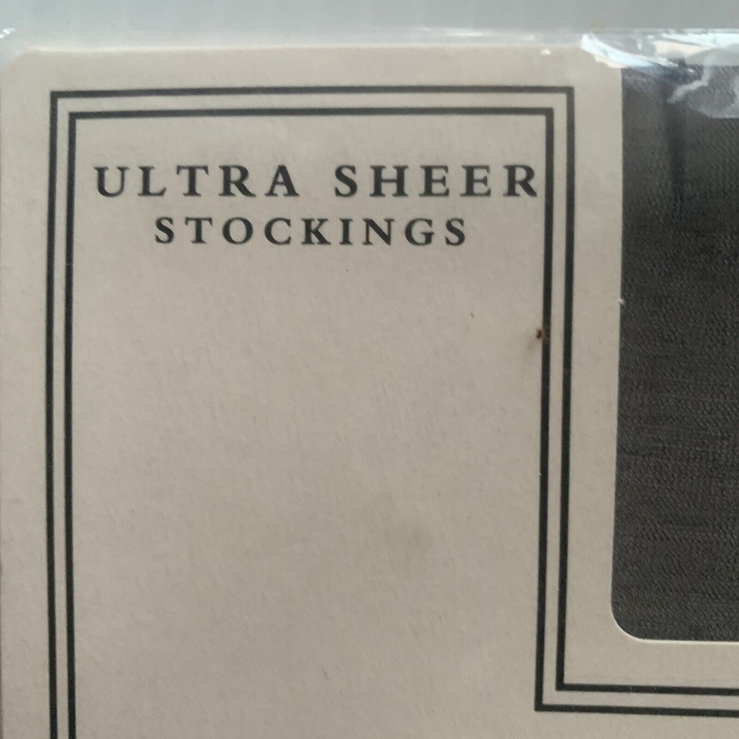 2 Pairs 1980’s Schiaparelli Paris ULTRA SHEER Stockings Chateau Petite 8 1/2-9