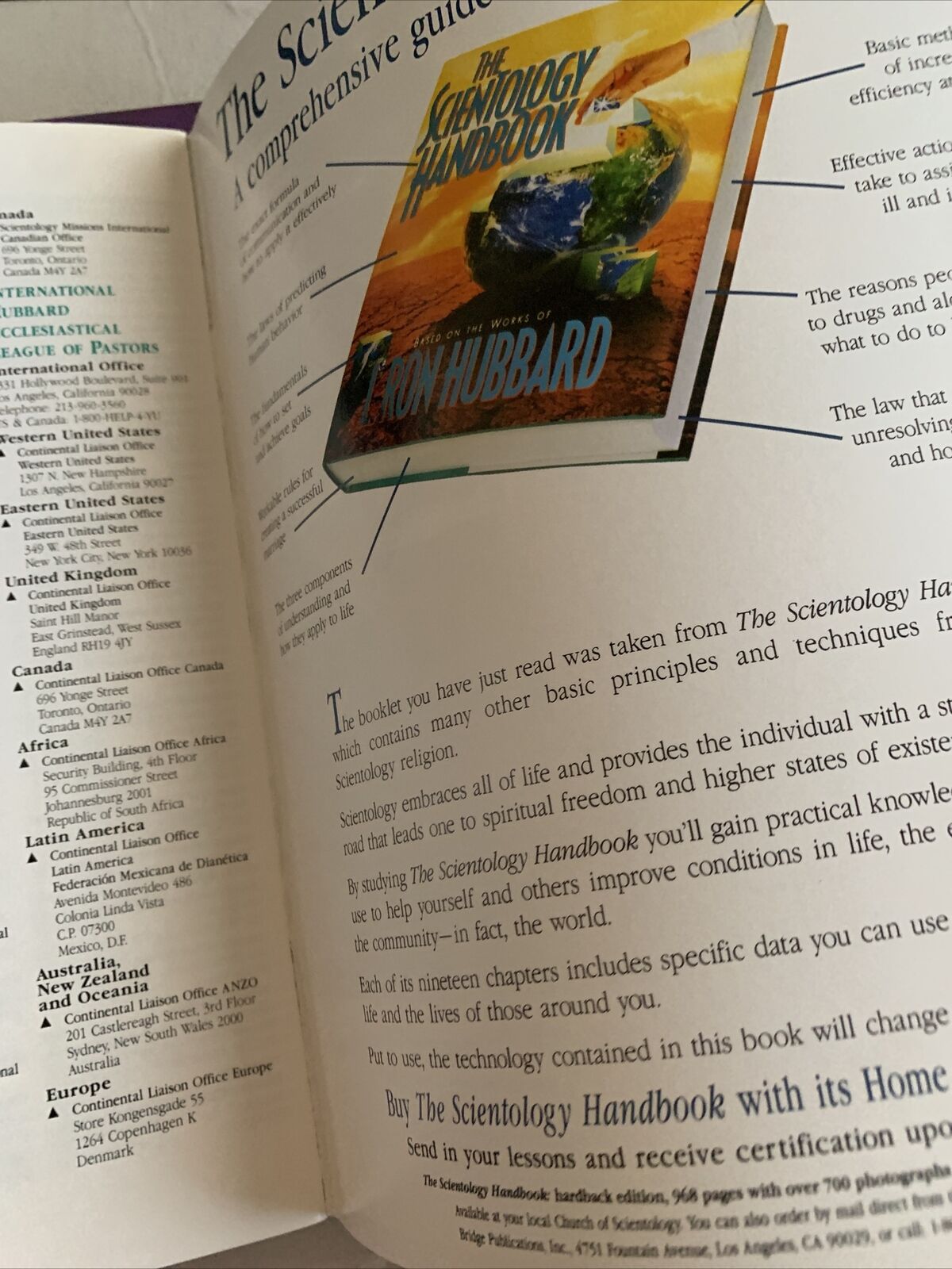Targets And Goals Scientology Handbook 1994 The Works Of  L. Ron Hubbard PB