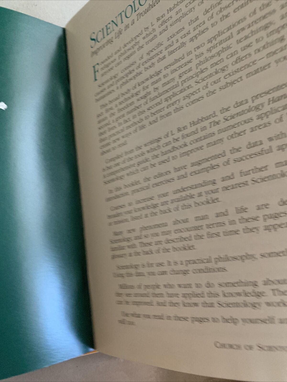 The Cause Of Suppression Scientology Handbook 1994  Works Of L. Ron Hubbard PB