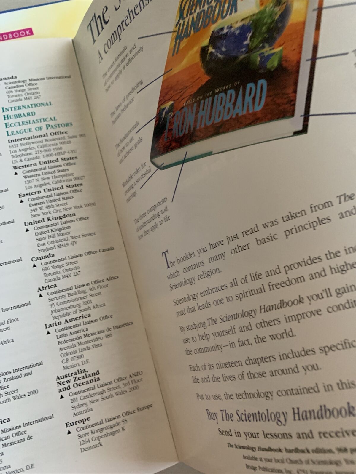 The Dynamics Of Existence Scientology Handbook 1994  Works Of L. Ron Hubbard PB