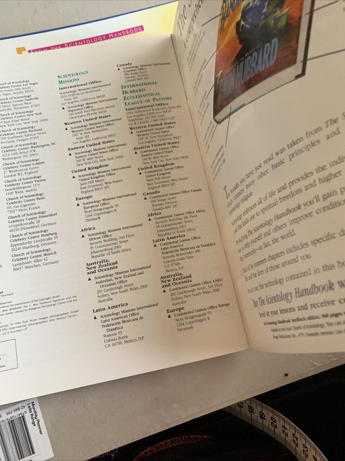 The Dynamics Of Existence Scientology Handbook 1994  Works Of L. Ron Hubbard PB