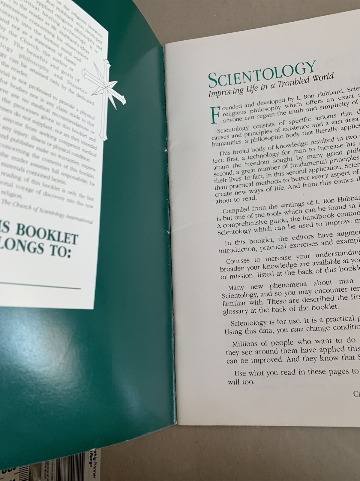 Tools For  The Workplace Scientology Handbook 1994  Works Of L. Ron Hubbard PB