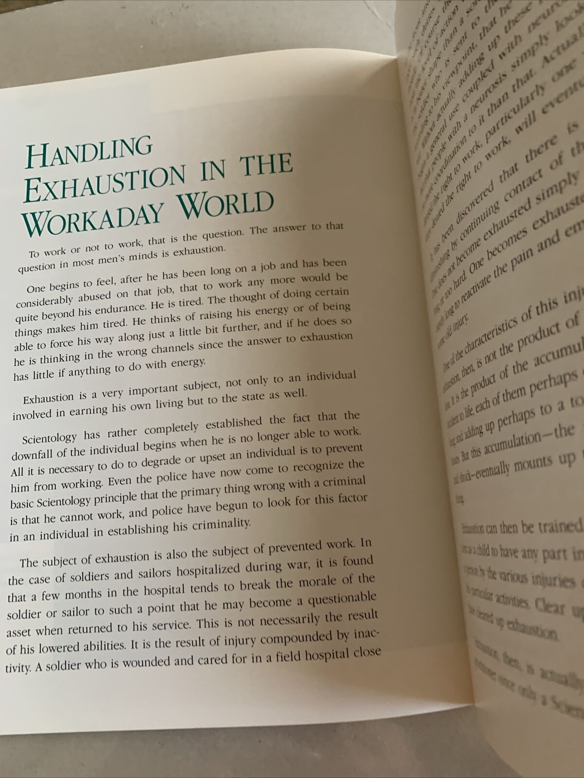 Tools For  The Workplace Scientology Handbook 1994  Works Of L. Ron Hubbard PB