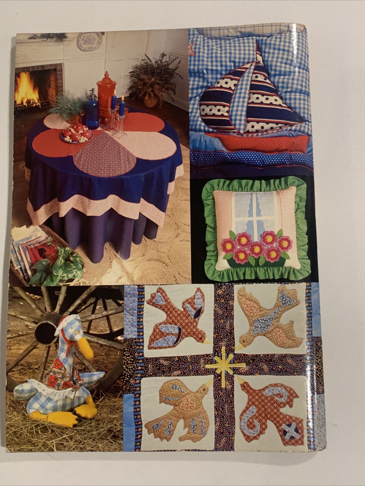 TREASURY OF PATCHWORK Applique & Quilting Book Family Circle Cushions Kimono PB