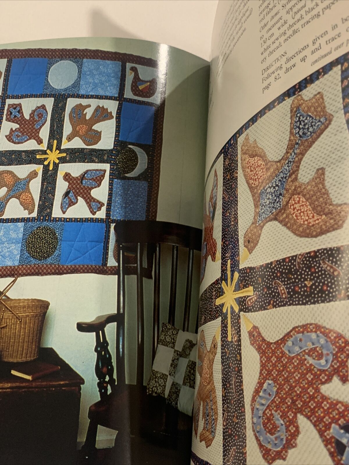 TREASURY OF PATCHWORK Applique & Quilting Book Family Circle Cushions Kimono PB