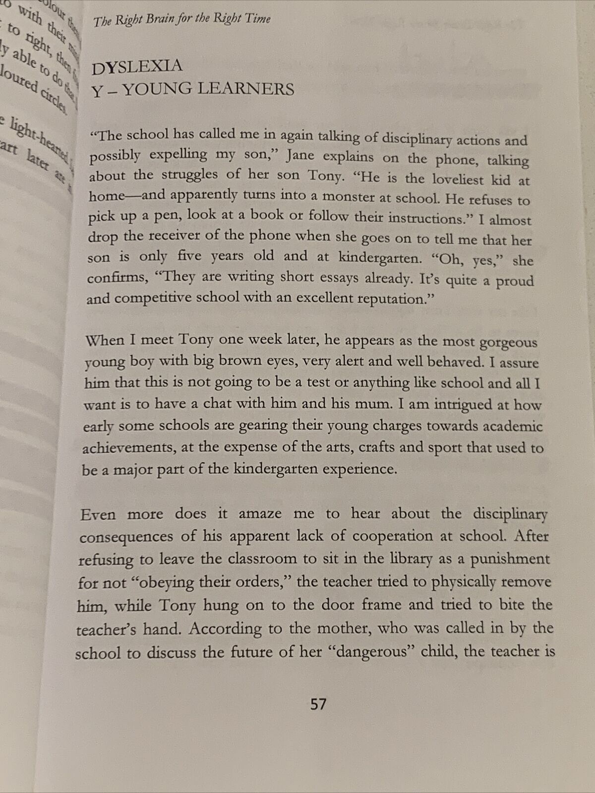 The Right Brain for the Right Time Barbara Hoi 2014 Unlock Dyslexic Potential PB